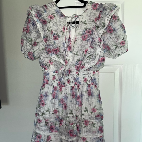 Floral Ruffle Dress - Picture 3 of 4